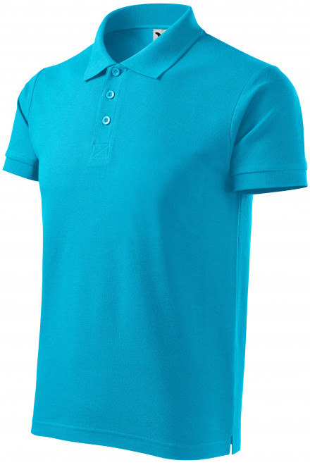 Muška polo majica u teškoj kategoriji, tirkiz, plave majice