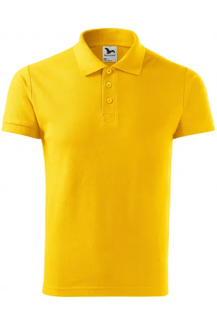 Muška polo majica u teškoj kategoriji - žuta boja, S