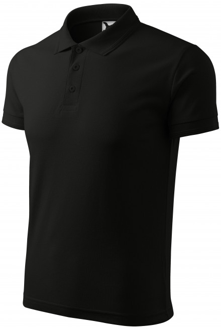 Muška široka polo majica, crno, crne majice