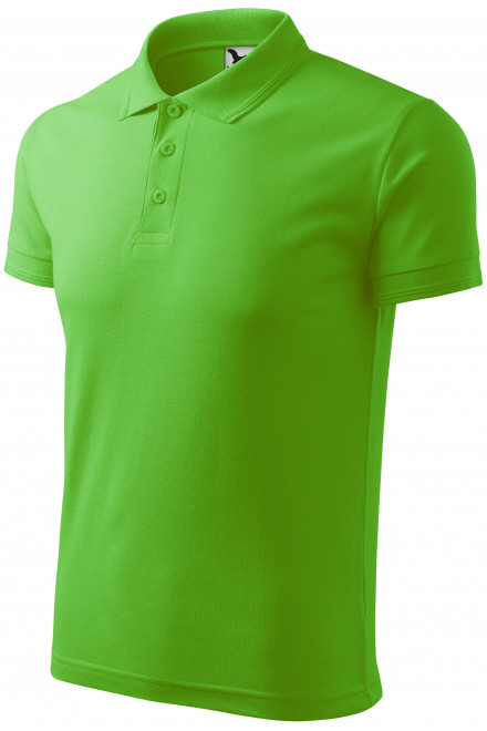 Muška široka polo majica, jabuka zelena, muške polo majice