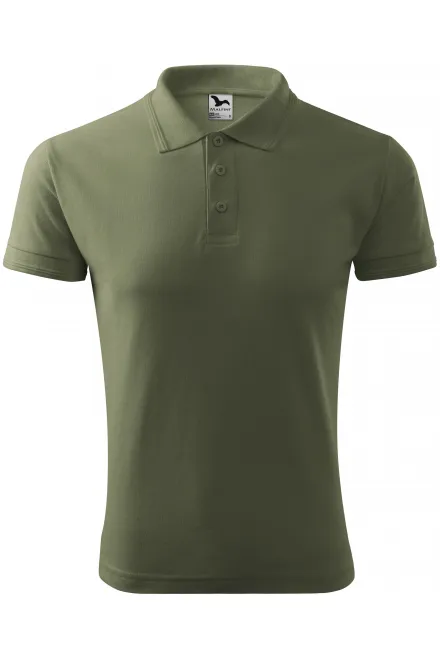Muška široka polo majica - khaki, M