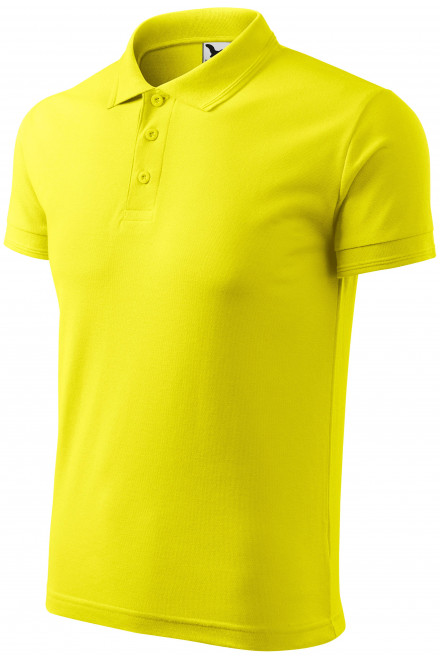 Muška široka polo majica, limun žuto, muške majice
