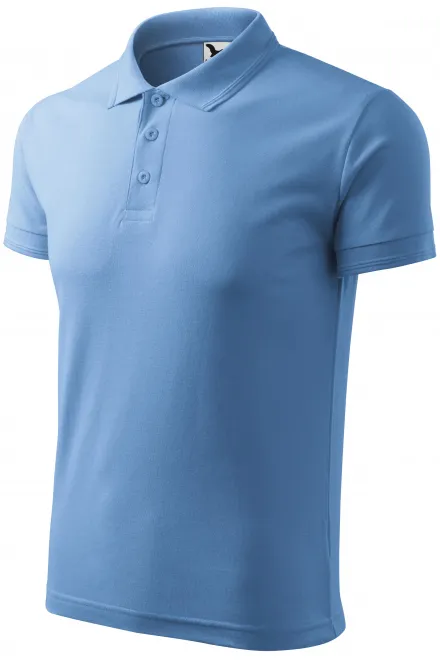 Muška široka polo majica, plavo nebo