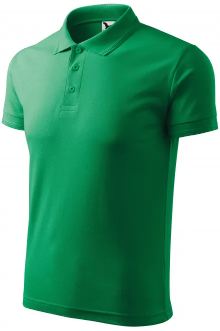 Muška široka polo majica, trava zelena