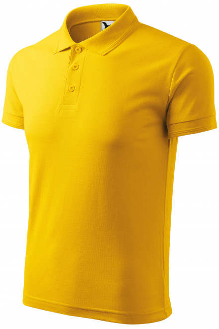 Muška široka polo majica, žuta boja, muške majice