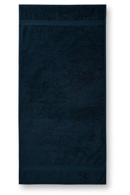 Pamučni ručnik velike težine, 70x140cm, tamno plava
