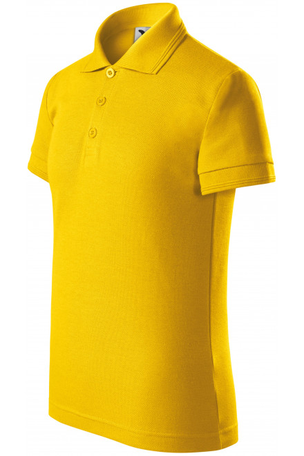 Polo majica za djecu, žuta boja, dječje majice