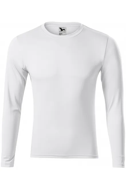 Sportska majica dugih rukava - bijela, XS
