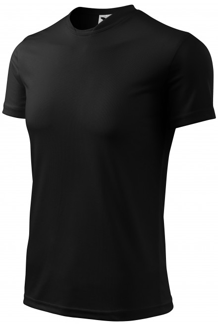 Sportska majica za djecu, crno, majice s kratkim rukavima
