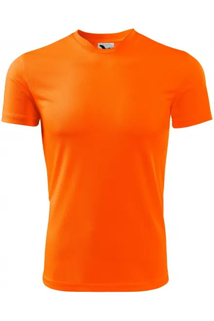 Sportska majica za djecu - neonska naranča, 134 cm / 8 godina