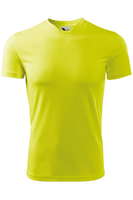 Sportska majica za djecu - neonsko žuta, 134 cm / 8 godina