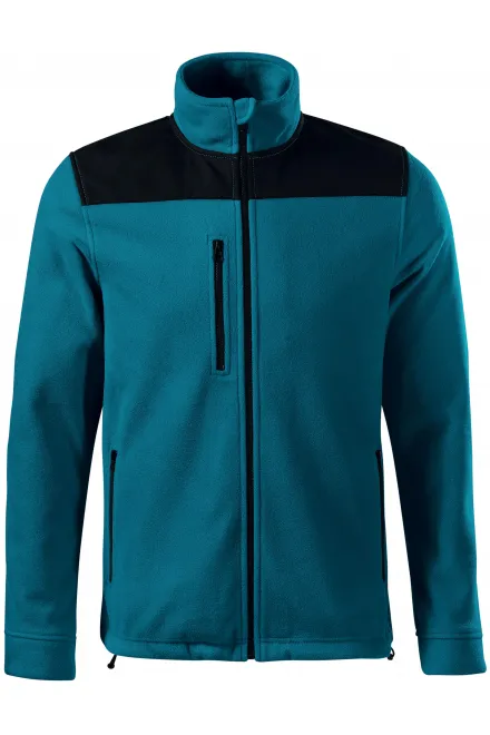 Topla unises jakna od fliša - petrol blue, M