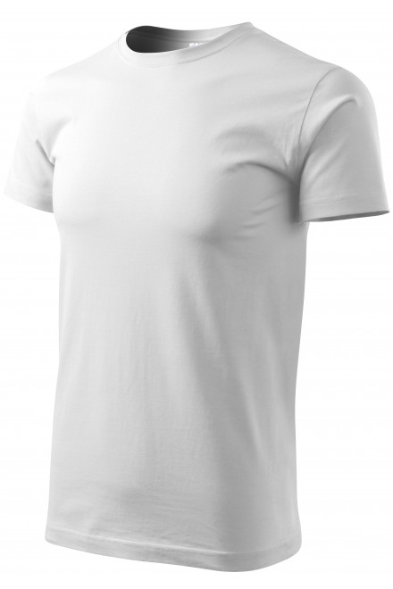 Uniseks majica veće težine, bijela