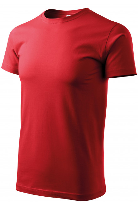 Uniseks majica veće težine, crvena