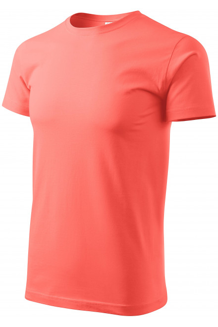 Uniseks majica veće težine, koraljni, pamučne majice