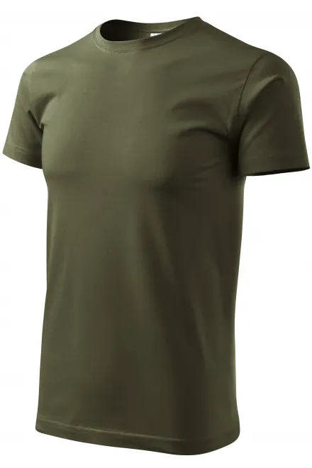 Uniseks majica veće težine, military