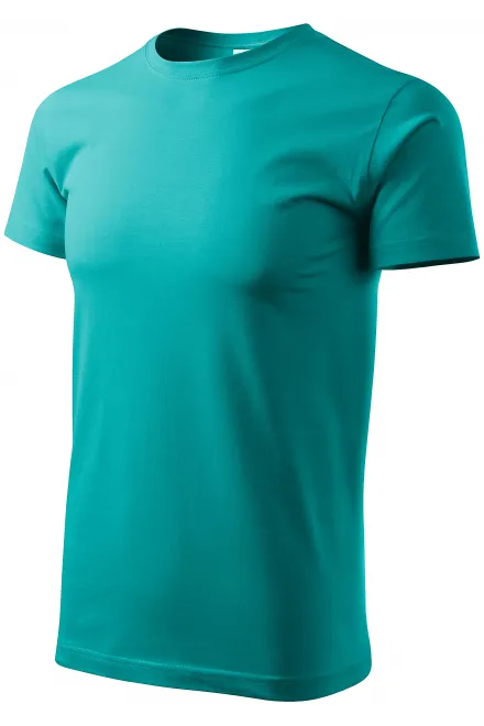 Uniseks majica veće težine, smaragdno zeleno