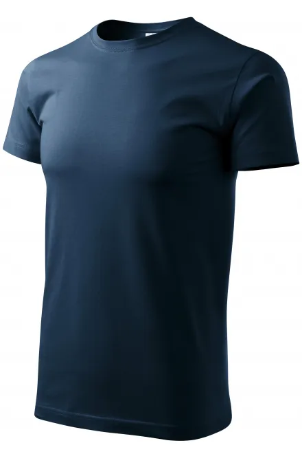 Uniseks majica veće težine, tamno plava