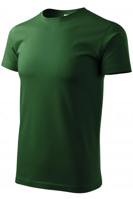 Uniseks majica veće težine, tamnozelene boje