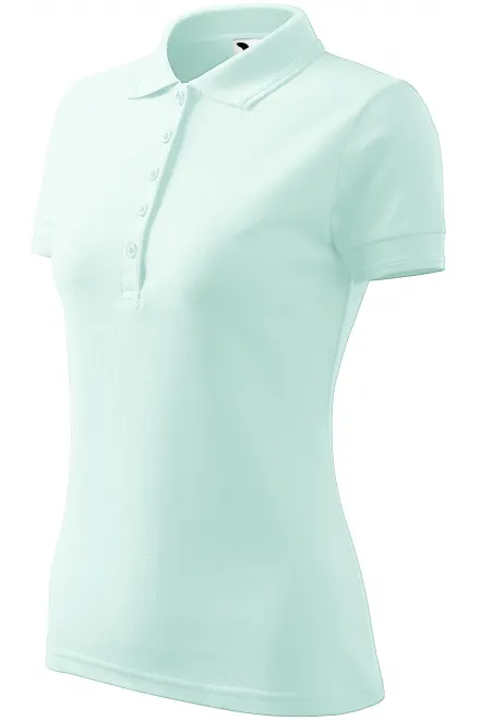 Ženska elegantna polo majica, ledeno zelena