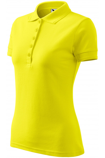 Ženska elegantna polo majica, limun žuto, ženske polo majice