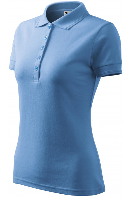 Ženska elegantna polo majica, plavo nebo, ženske polo majice
