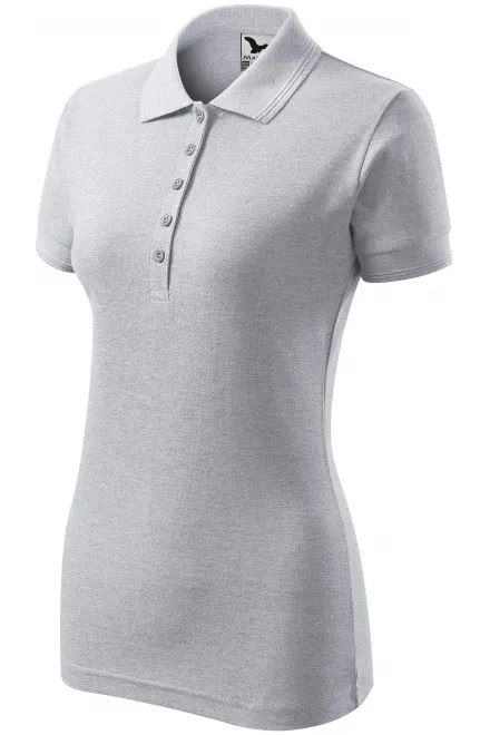 Ženska elegantna polo majica, svijetlo sivi mramor