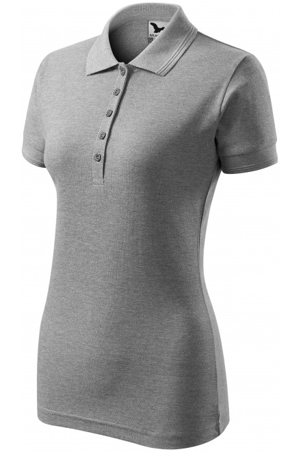 Ženska elegantna polo majica, tamno sivi mramor, ženske polo majice