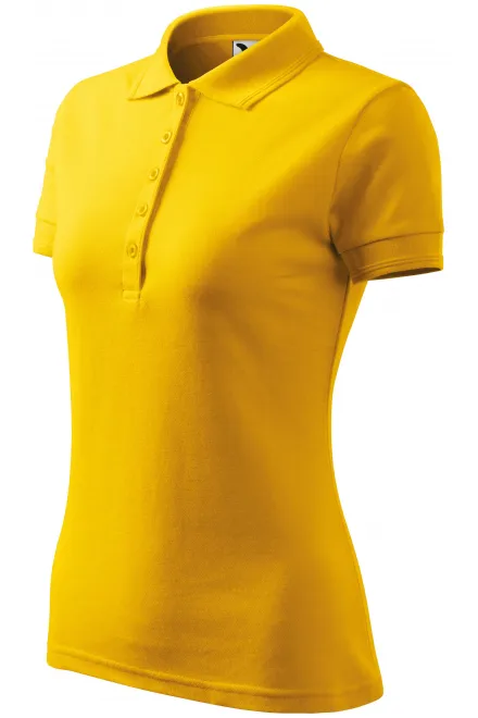 Ženska elegantna polo majica, žuta boja