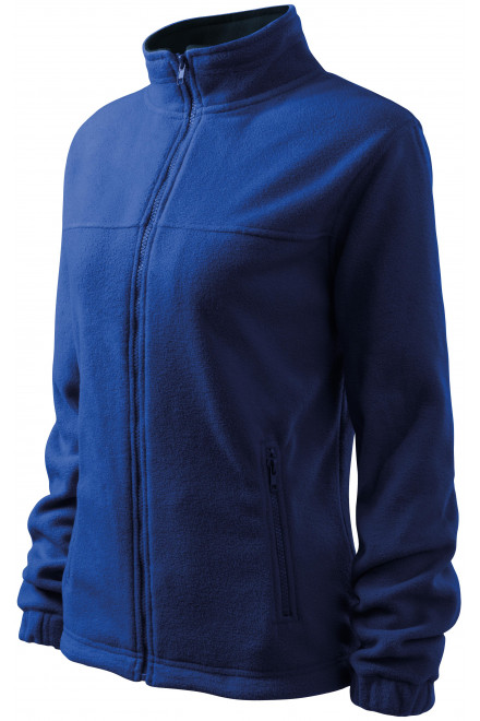 Ženska jakna od flisa, kraljevski plava, ženske sweatshirty
