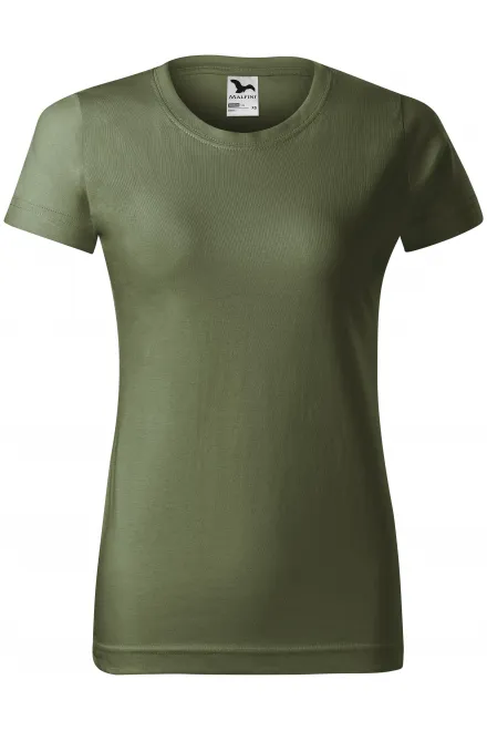 Ženska jednostavna majica - khaki, XS