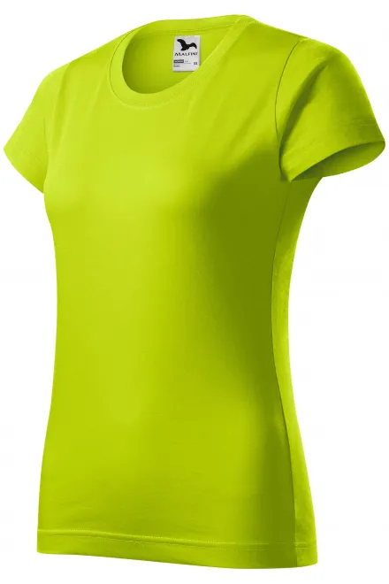 Ženska jednostavna majica, limeta zelena