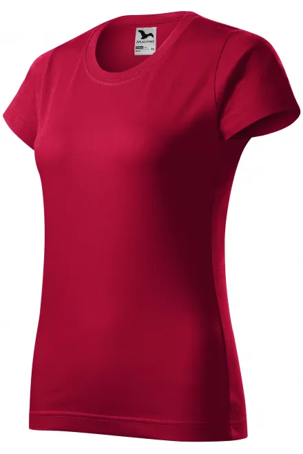 Ženska jednostavna majica, marlboro crvena