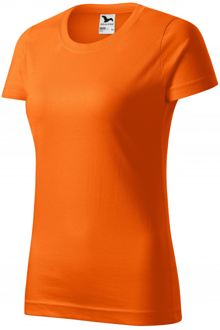 Ženska jednostavna majica, naranča, majice s kratkim rukavima