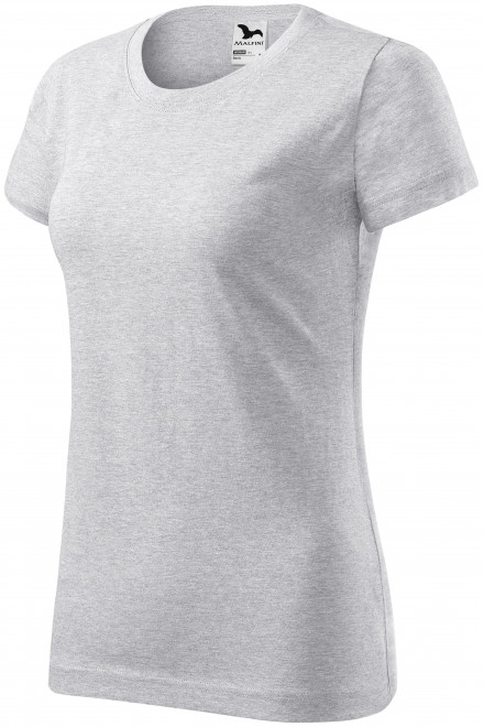 Ženska jednostavna majica, svijetlo sivi mramor