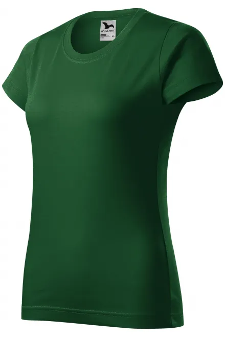 Ženska jednostavna majica, tamnozelene boje