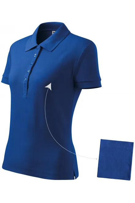 Ženska jednostavna polo majica, kraljevski plava