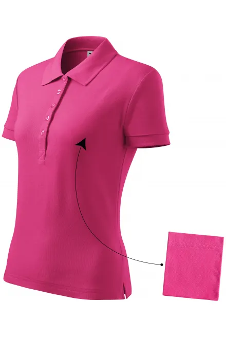 Ženska jednostavna polo majica, ružičasta