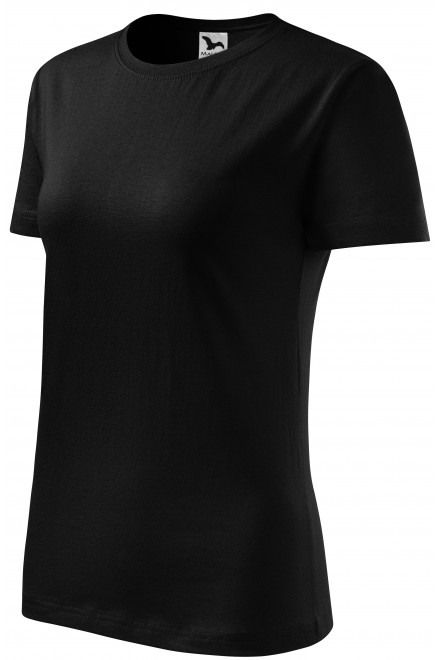 Ženska klasična majica, crno, crne majice