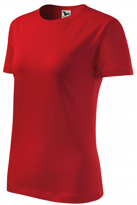 Ženska klasična majica, crvena