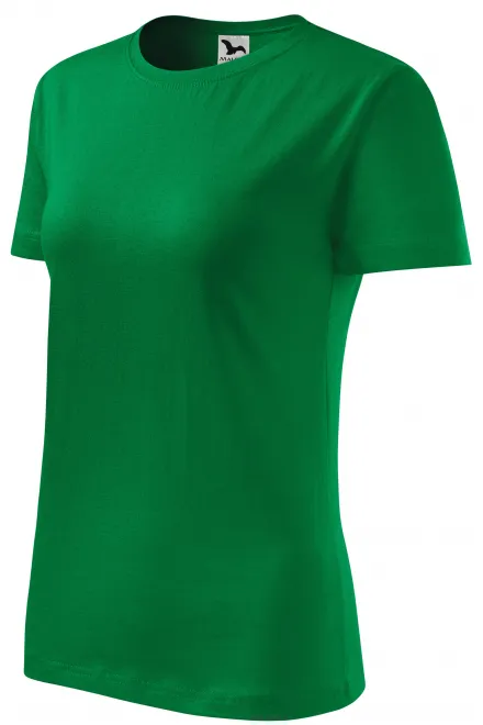 Ženska klasična majica, trava zelena