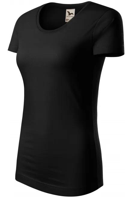 Ženska majica od organskog pamuka, crno