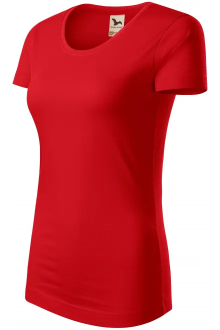 Ženska majica od organskog pamuka, crvena
