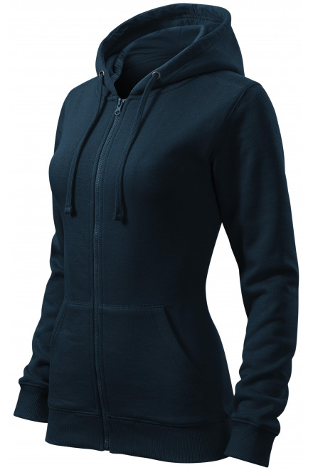 Ženska majica s kapuljačom, tamno plava, ženske jakne