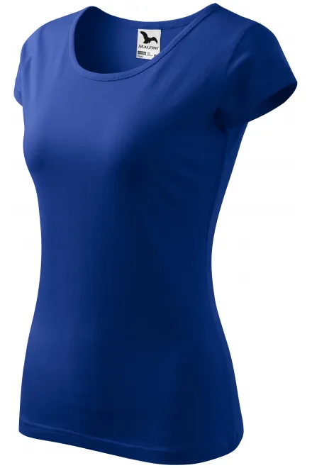 Ženska majica s vrlo kratkim rukavima, kraljevski plava