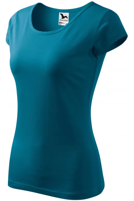 Ženska majica s vrlo kratkim rukavima, petrol blue
