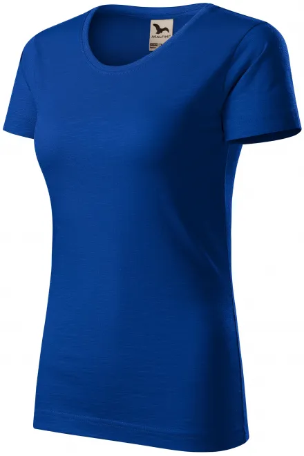 Ženska majica, teksturirani organski pamuk, kraljevski plava