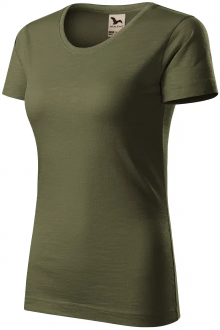 Ženska majica, teksturirani organski pamuk, military