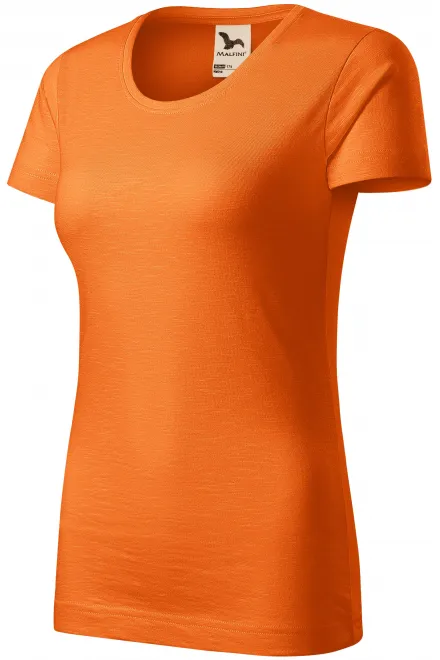 Ženska majica, teksturirani organski pamuk, naranča