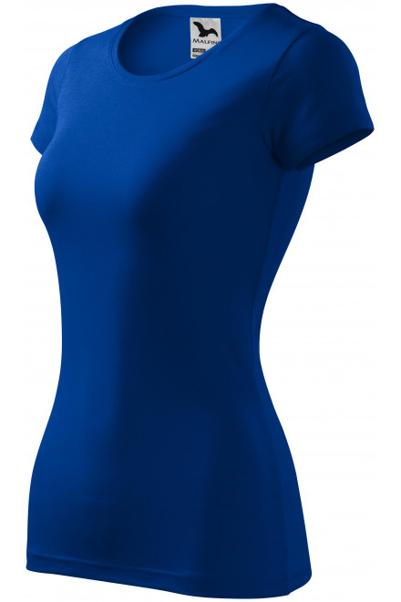 Ženska majica uskog kroja, kraljevski plava, majice za tisak